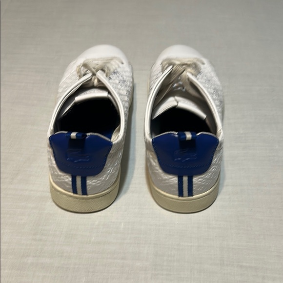 Lacoste White Sneakers with Perforated Leather and Minimalist Design - Picture 7 of 8